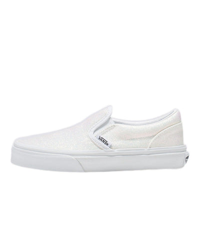 Vans - Kids Classic Slip-On Shoes, Color White, Size: 3 M US Little Kid