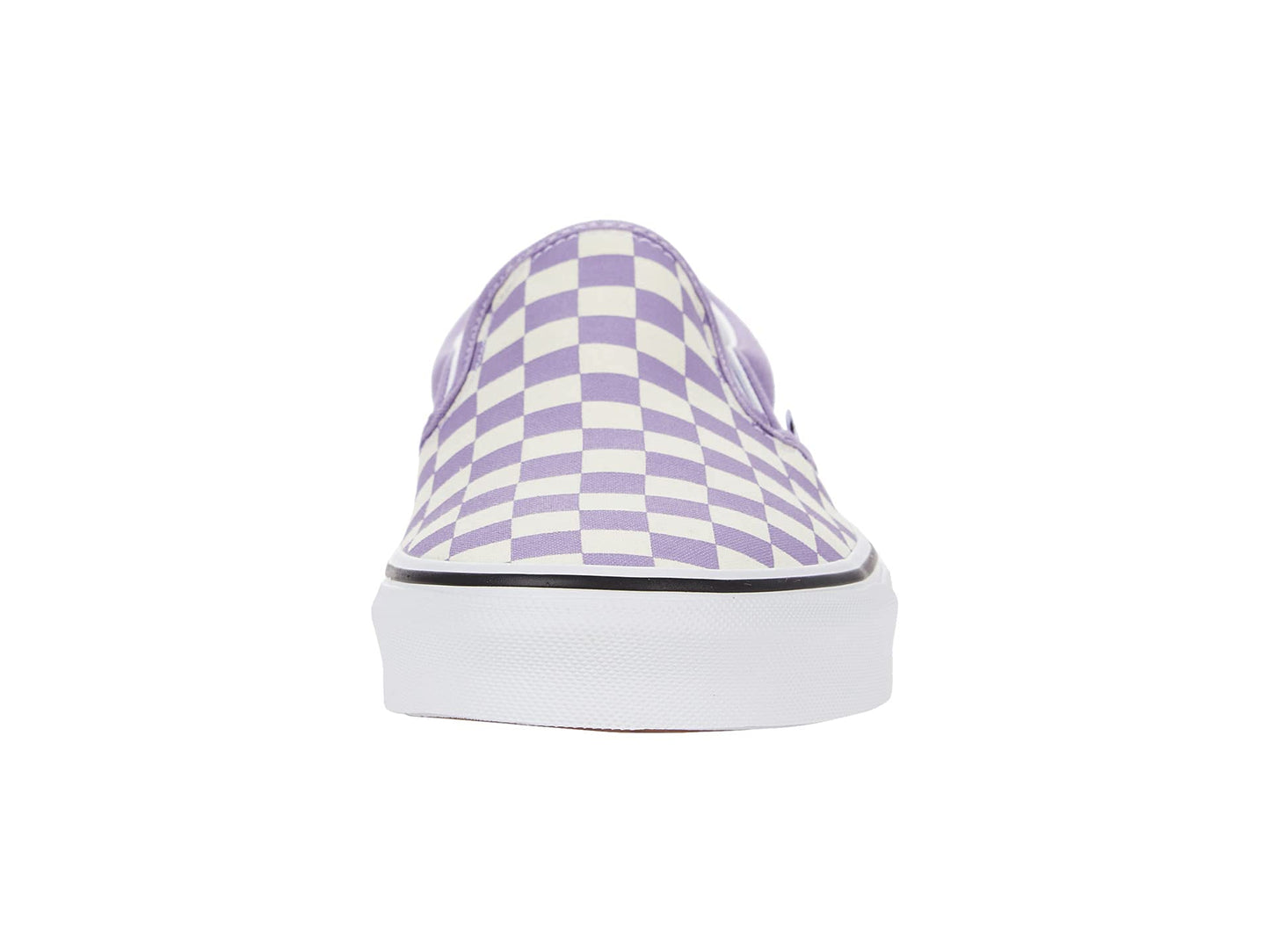 Vans Men's Classic Slip On, (Checkerboard) Chalk Violet/True White, Size 6.5
