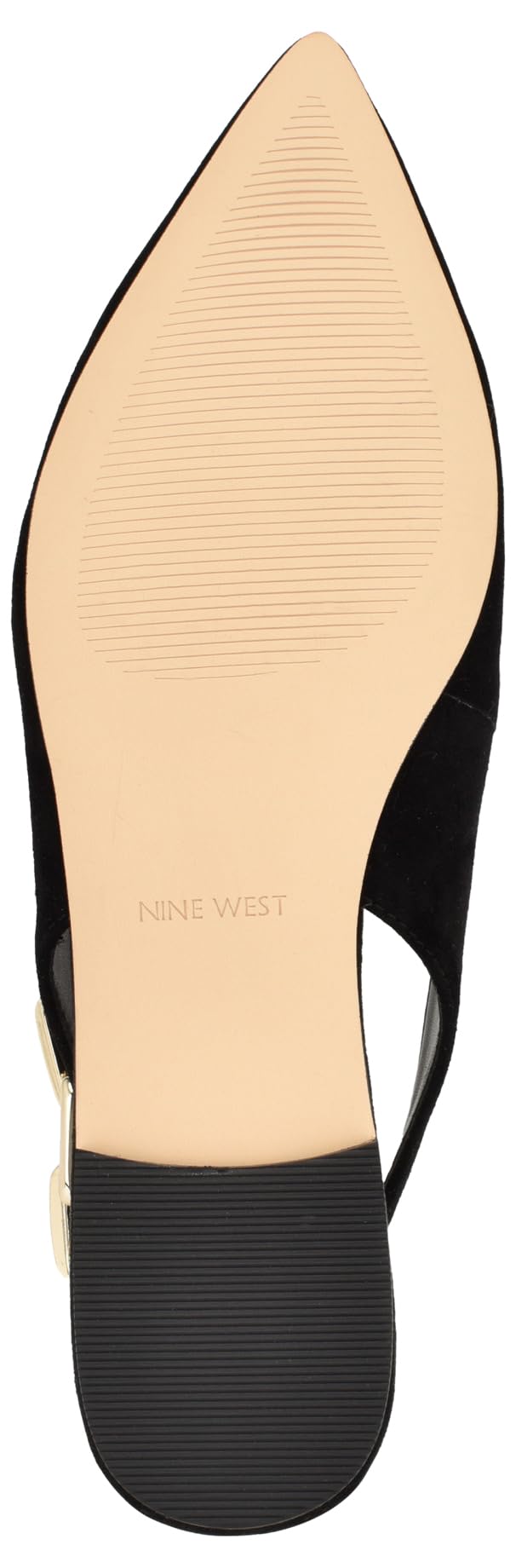 Nine West Women's Babby Flat, Black 001, 8
