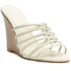Schutz Women's Octavia Wedge Sandal, Pearl, 8.5