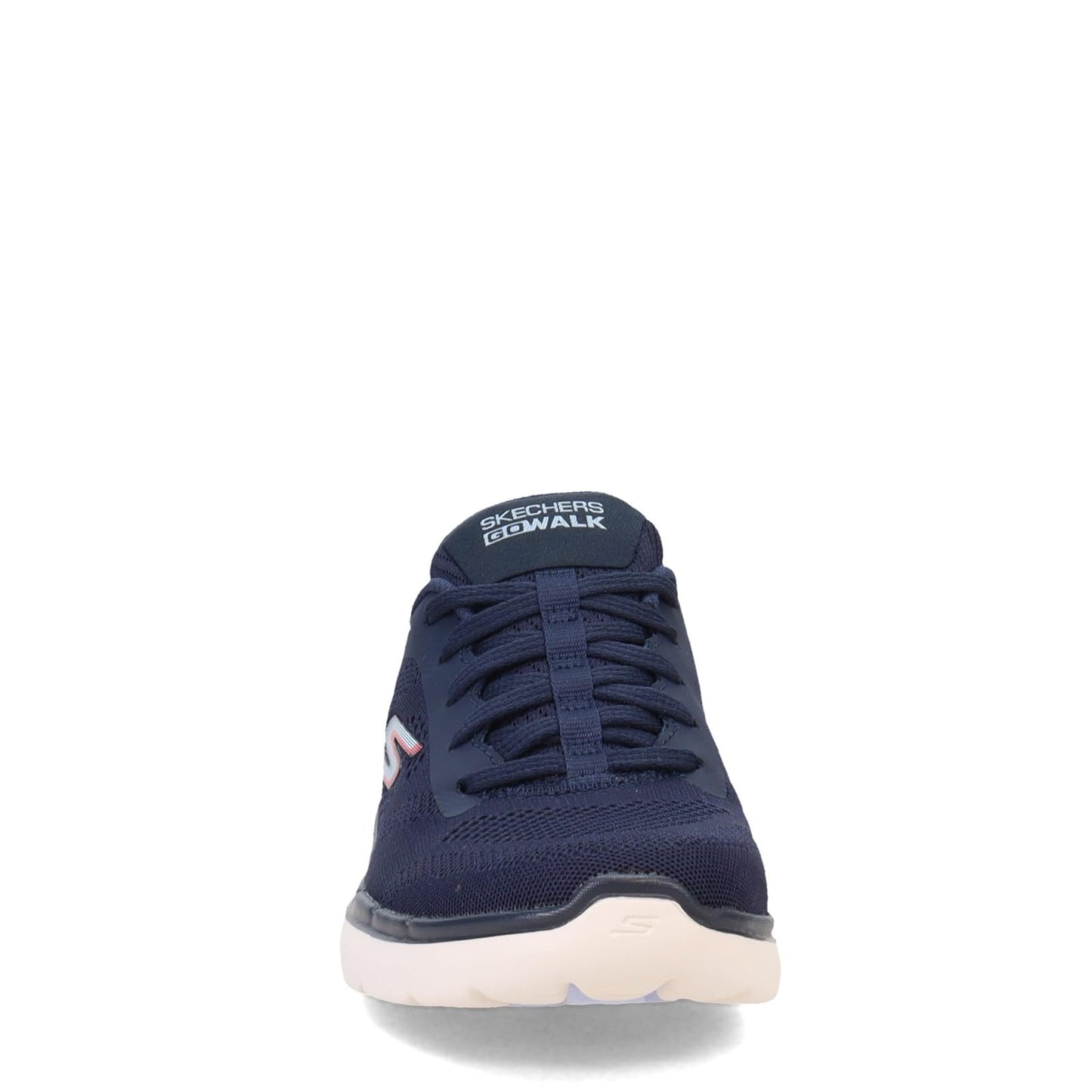 Skechers Go Walk 6 Vivid Idea Hands Free Slip-Ins Navy/Multi 9 B (M)