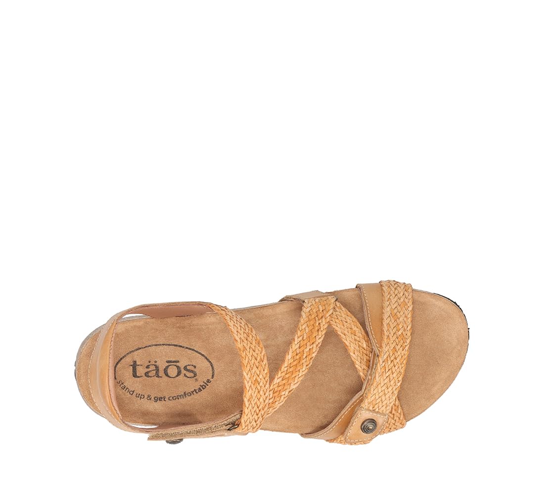 Taos Footwear Women's Trulie Camel Sandal 12-12.5 (M) US