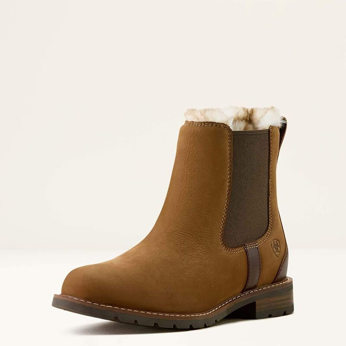 ARIAT, Women's, Wexford Sherpa Waterproof, Amber Brown, 9, Medium
