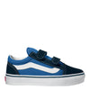 Vans Boy's Low Top Sneakers, Navy Blue True White, 3