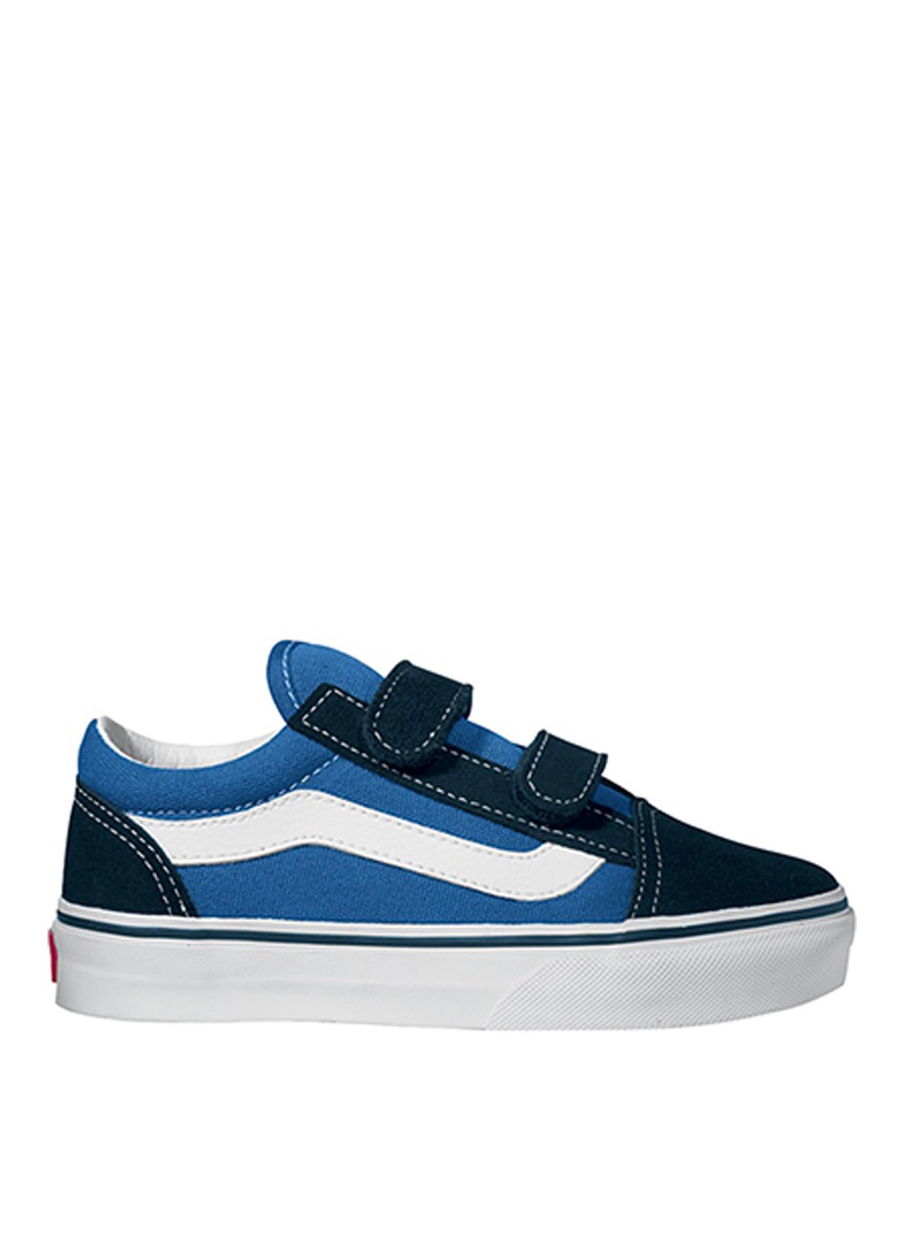 Vans Boy's Low Top Sneakers, Navy Blue True White, 3