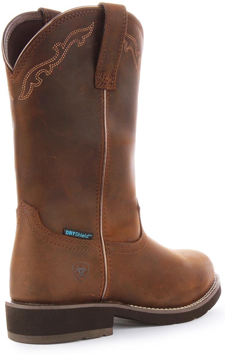 ARIAT Women’s Delilah Round Toe Waterproof Western Boot