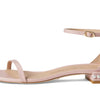 Stuart Weitzman Nudistcurve Pearl Flat Sandal Ballet 7 B