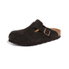 Birkenstock Unisex Arizona Soft Footbed Sandal, Mocha Suede, 45 M EU / 12-12.5 D(M) US