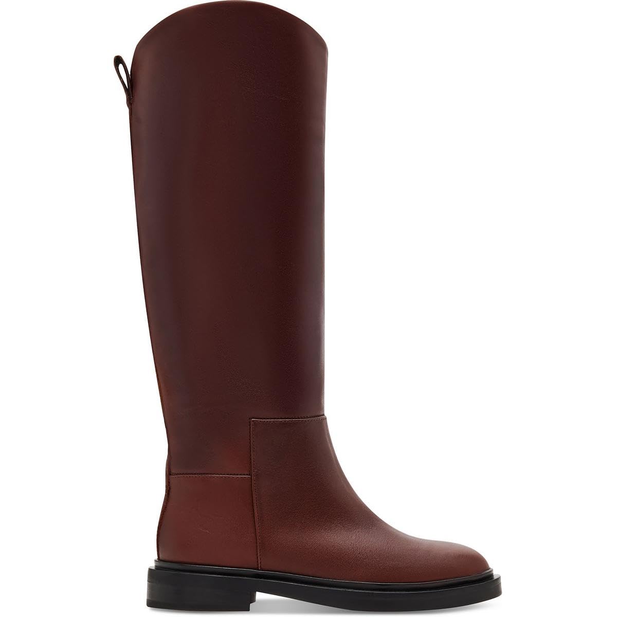 Steve Madden Women's Gaige Knee High Boot, Brown Leather, 7