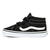 Vans Kids Sk8-Mid Reissue V Skate Shoe Black/True White 3.5