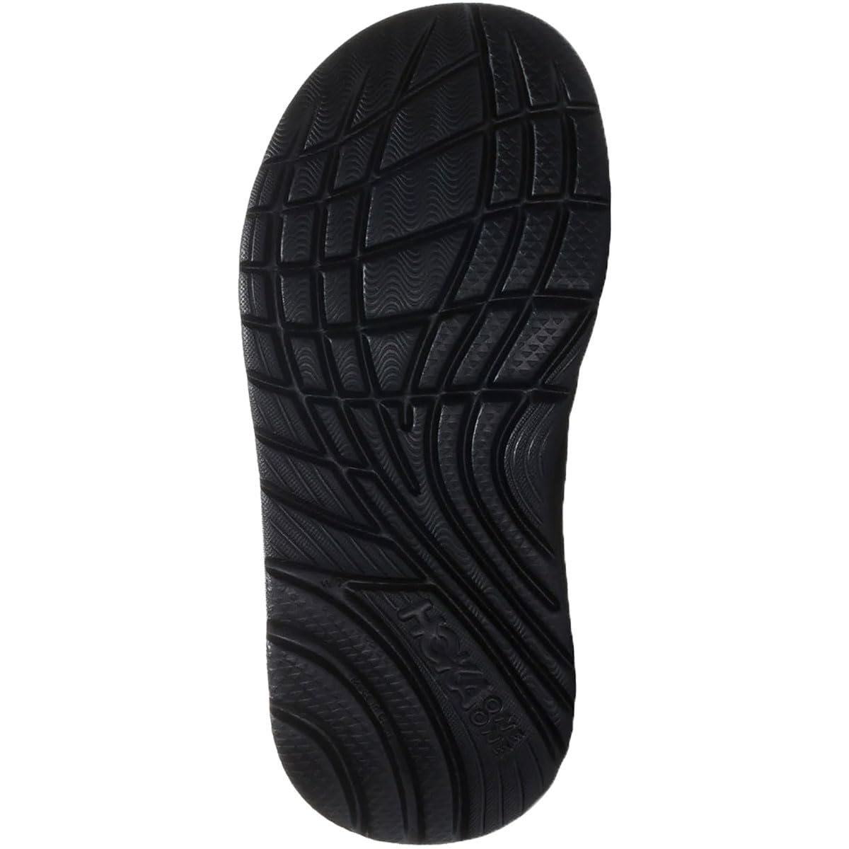 HOKA ONE ONE Men's Ora Recovery Flip 2 Sandals Black/Dark Gull Gray 9