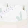 Veja Women's Campo Sneakers, Extra-White/Matcha, 11 Medium US