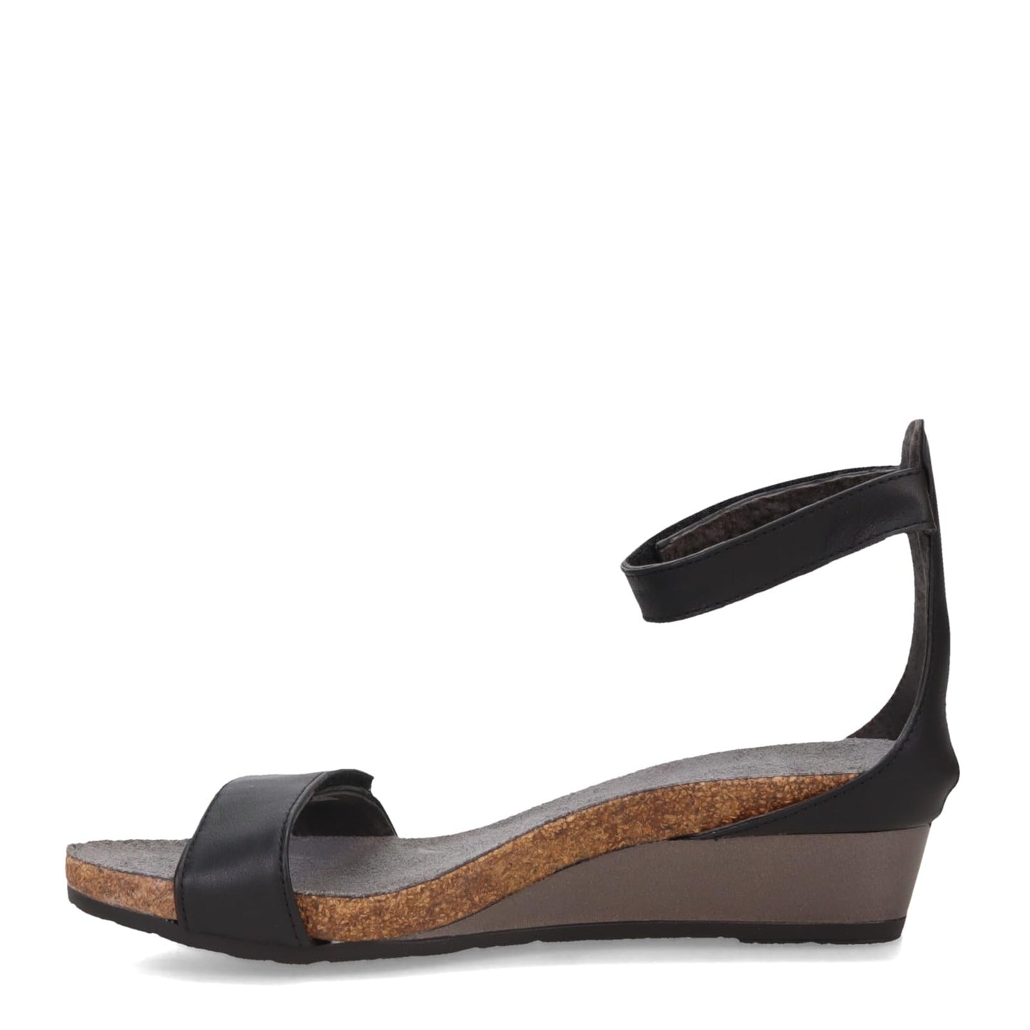 NAOT Footwear Women's Mermaid Wedge Black Raven Lthr 4-4.5 N US