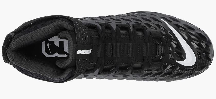Nike Force Savage Pro 2 Mens Football Cleats BlackBlackBlack Size 9