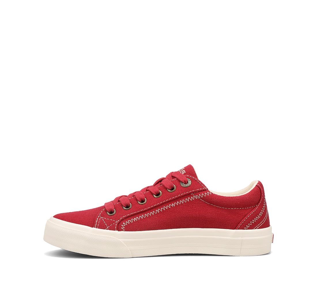 Taos Plim Soul Women's Sneaker-Stylish Platform Sneaker with Curves & Pods Removable Footbed, Arch Support, Classic Design for Everyday Fashion, All Day Comfort Red 10 (W) US