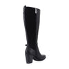 Naturalizer Women's Kalina-Stretch Boots Knee High, Black Leather and Fabric, 11 Wide