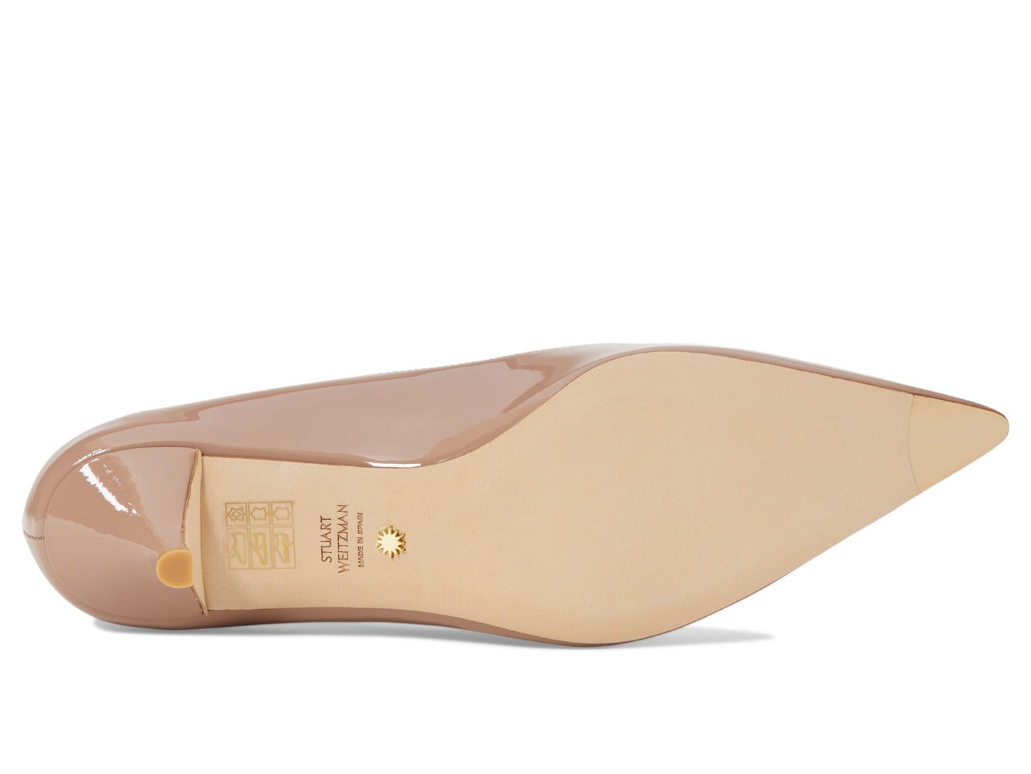 Stuart Weitzman Women's Stuart Kitten Pump, Fawn, 9