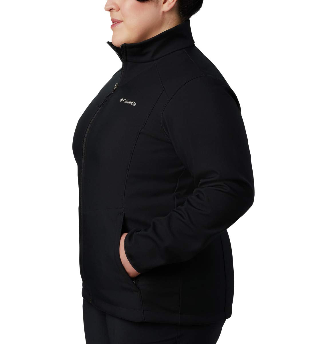 Columbia Women's Kruser Ridge II Softshell, Black, 1X Plus