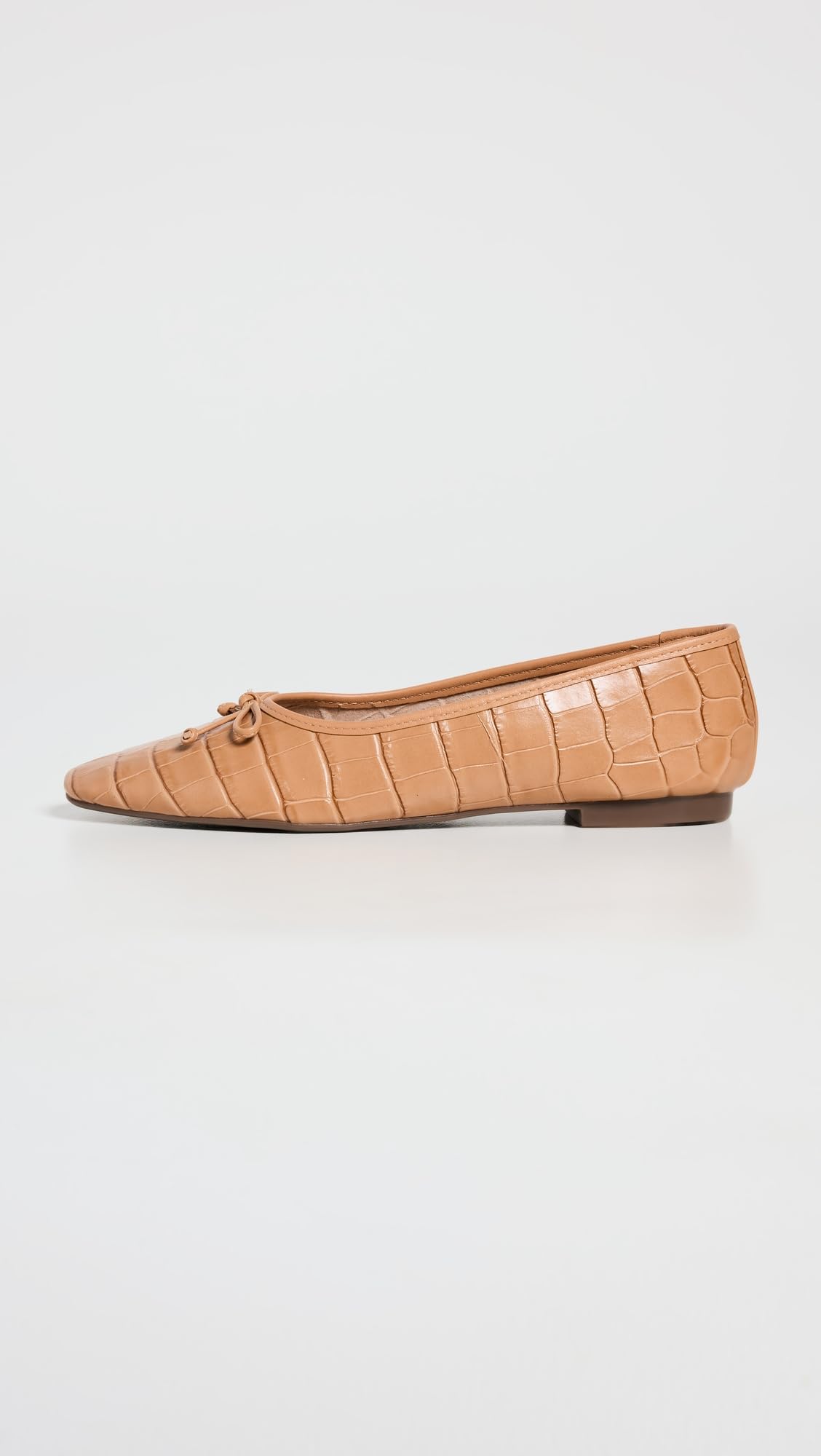 SCHUTZ Women's Arissa Flats, Honey Peach, Tan, 8 Medium US