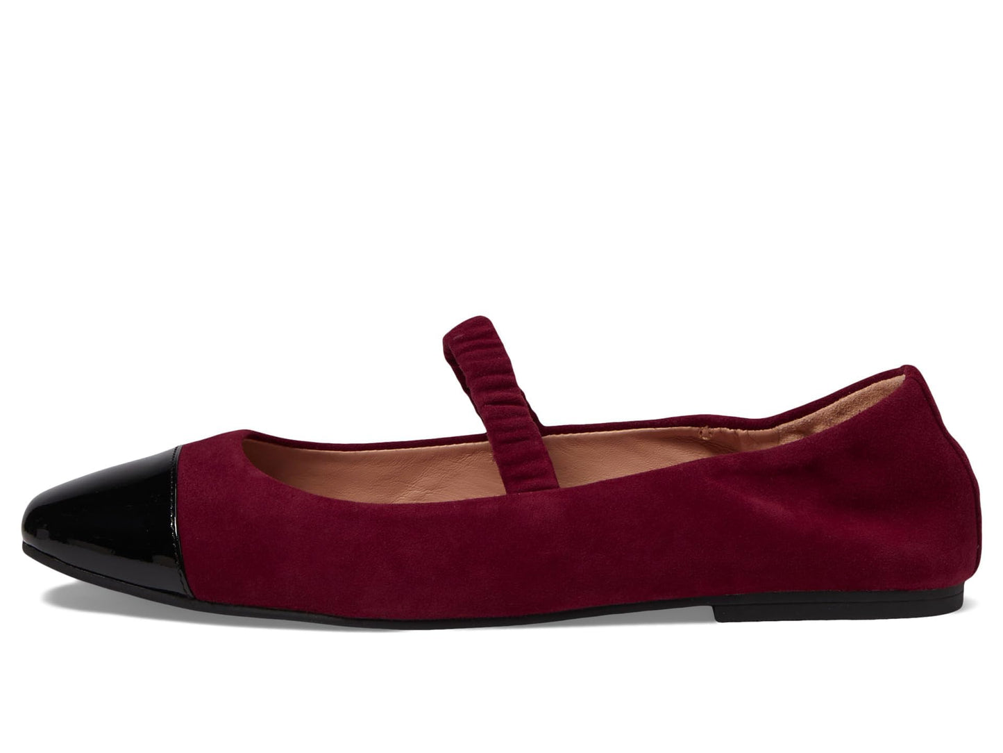 Cole Haan Women's Yvette Mj Ballet Flat, Black Cherry Suede, 8.5