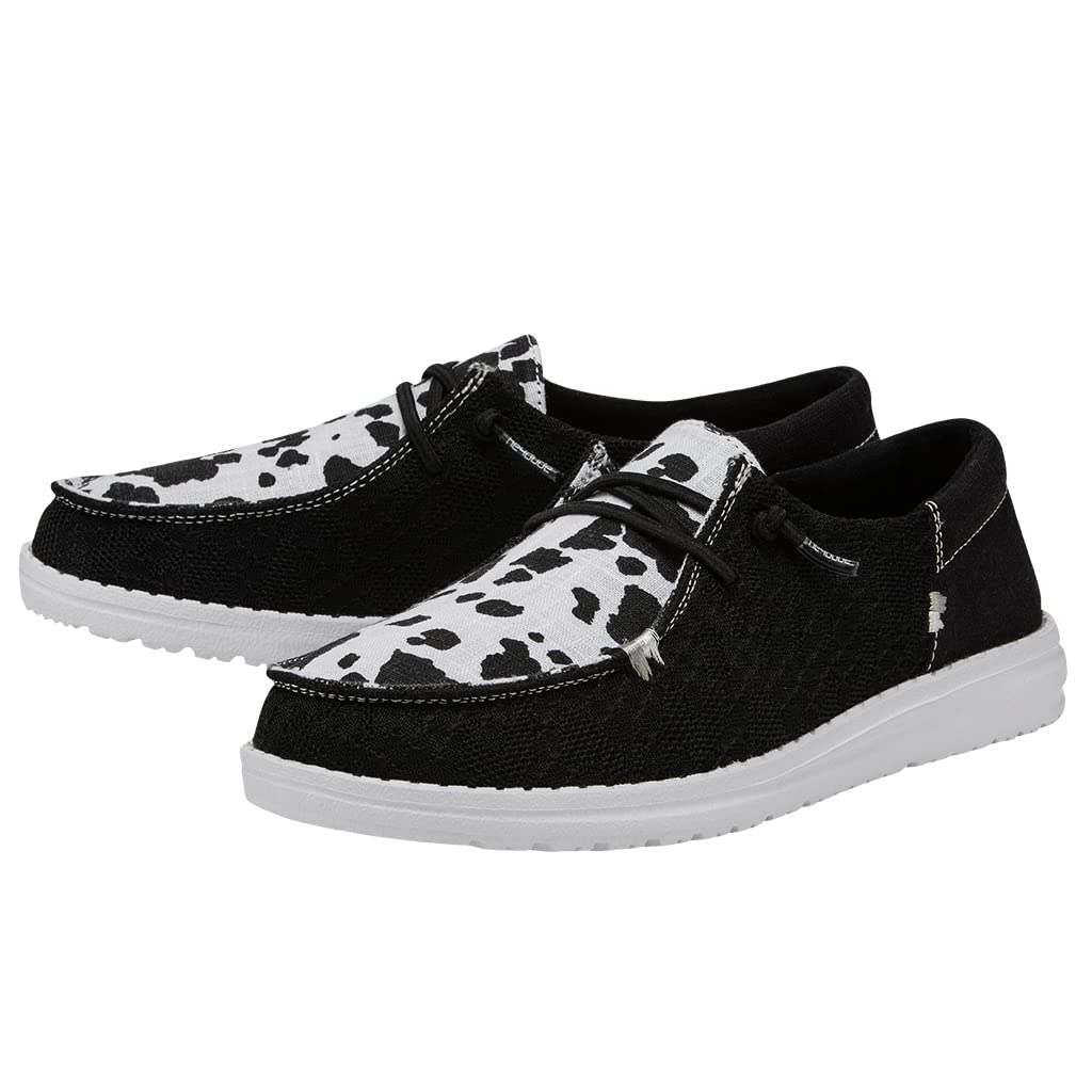 Hey Dude Women's Wendy Boho Wild Size 11 | Women’s Shoes | Women’s Lace Up Loafers | Comfortable & Light-Weight