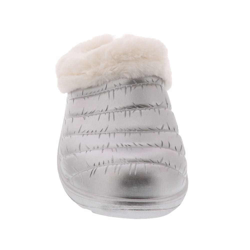 Skechers Foamies Cozy CamperGlamping Clog Womens Slip On BM US Silver