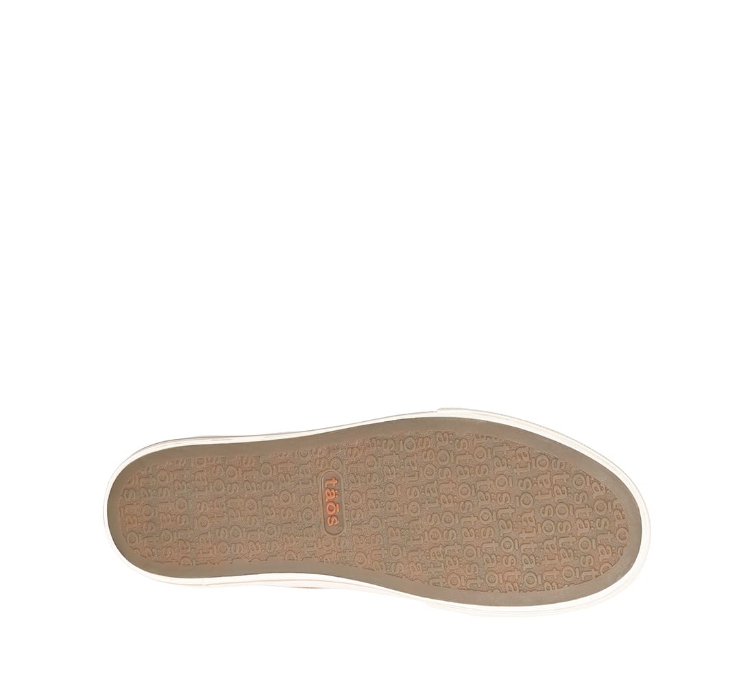 Taos Z Soul Women's Sneaker - Stylish Platform Sneaker with Removable Footbed, Arch Support, Premium Cushioning, Lace-Up Adjustability, and Easy Access Zipper Golden Tan/Tan Distressed 6 (M) US