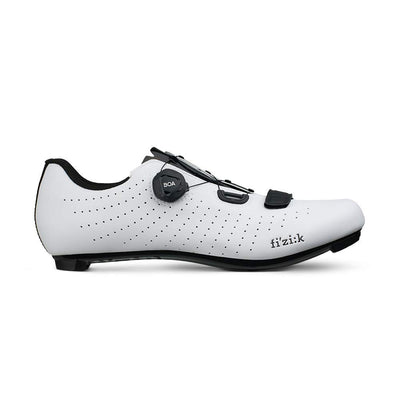 Fizik Tempo R5 Overcurve Cycling Shoe, White/Black- 40.5, White/Black
