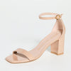 Stuart Weitzman Women's Nudistcurve 75 Block Sandals, Adobe, Tan, 11 Medium US