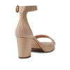 Bernardo® Carla Strap Heels for Women – Leather Upper and Lining – Rubber Sole – Block Heels Blush 9.5 M