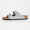Birkenstock Men's Arizona Sandals, Desert Buck Whale Gray, Grey, 11 Medium US