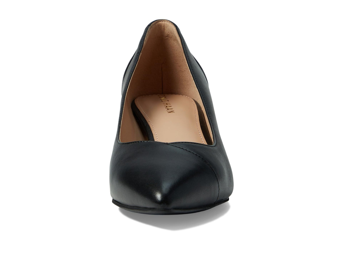 Cole Haan Women's Brenley Pump 45 mm, Black Waterproof Leather, 8.5