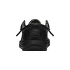 HEYDUDE Wally Youth Mono Leather Black Size 2 | Kids Shoes | Kids Slip-on Loafers | Comfortable & Light-Weight