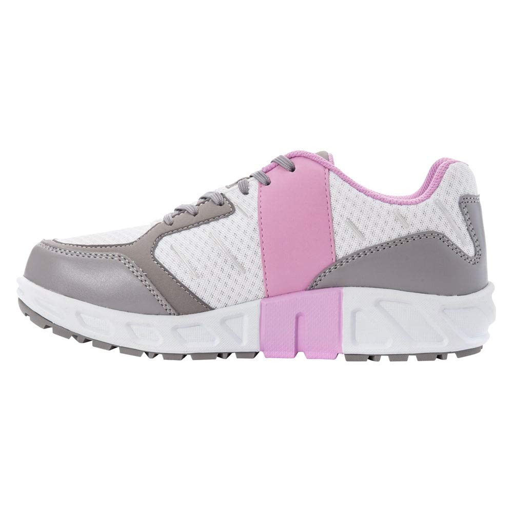 Propet Women's Matilda Shoe, White/Pink, 8.5 2E US