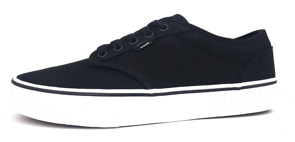 Vans Men's Ward Sneaker, Black ((Canvas) Black/Gum 7hi), 13