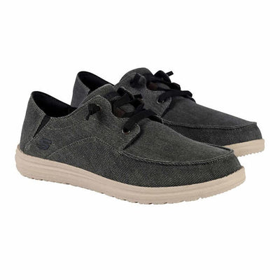 Skechers Men's Memory Foam Ultra Premium Cushion Sneaker, 9, Black Heather