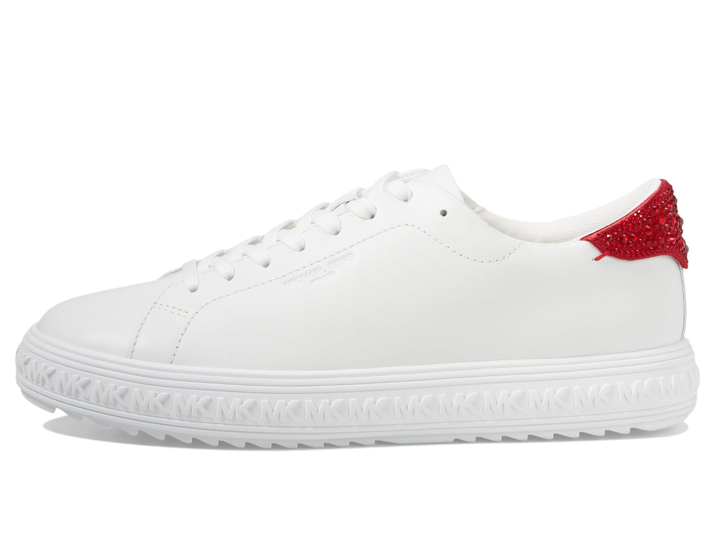 Michael Kors Grove Lace-Up Crimson 6.5 M