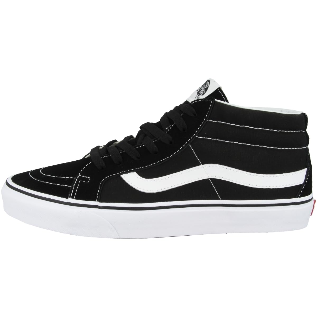 Vans Boy's Sk8-mid ReissueHi-Top Trainers, Black Black True White 6bt, 43