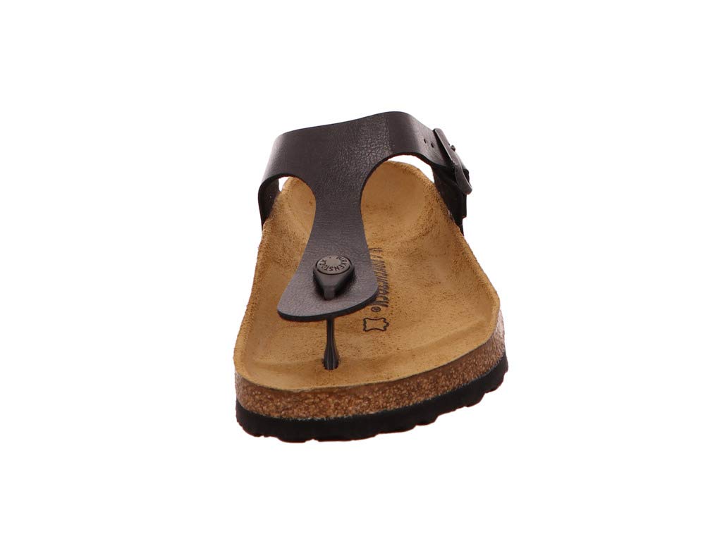 Birkenstock 541951: Gizeh Birko-Flor Graceful Licorice Sandals (40 M EU)