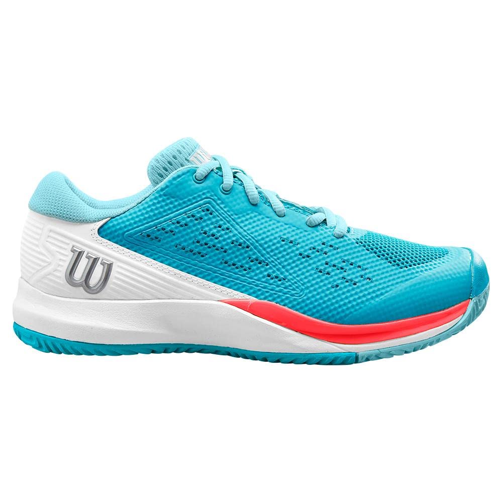 WILSON Rush Pro Ace Scuba Blue/White/Fiery Coral 6 B (M)