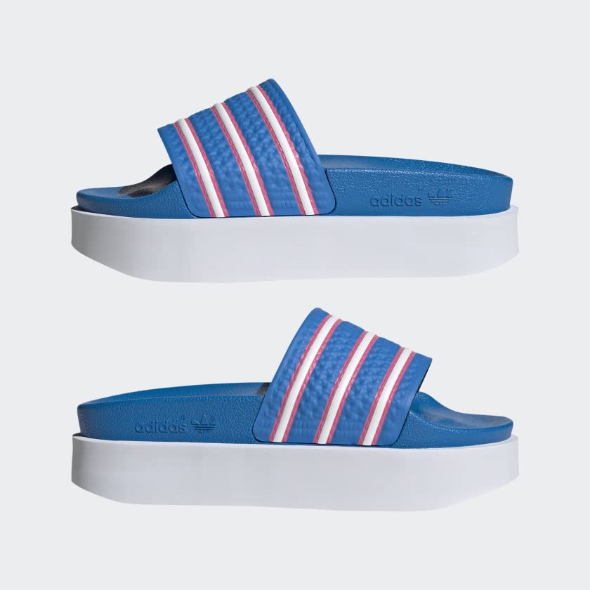 adidas Adilette Bonega Blue Rush/White/Pulse Magenta 8 B (M)