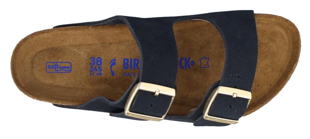 Birkenstock Unisex Arizona Navy Suede Sandals - 8-8.5 2A(N) US Women