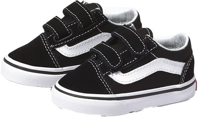 Vans Kids Unisex Old Skool V Shoes, Size 5.5, Color (BLK) Black