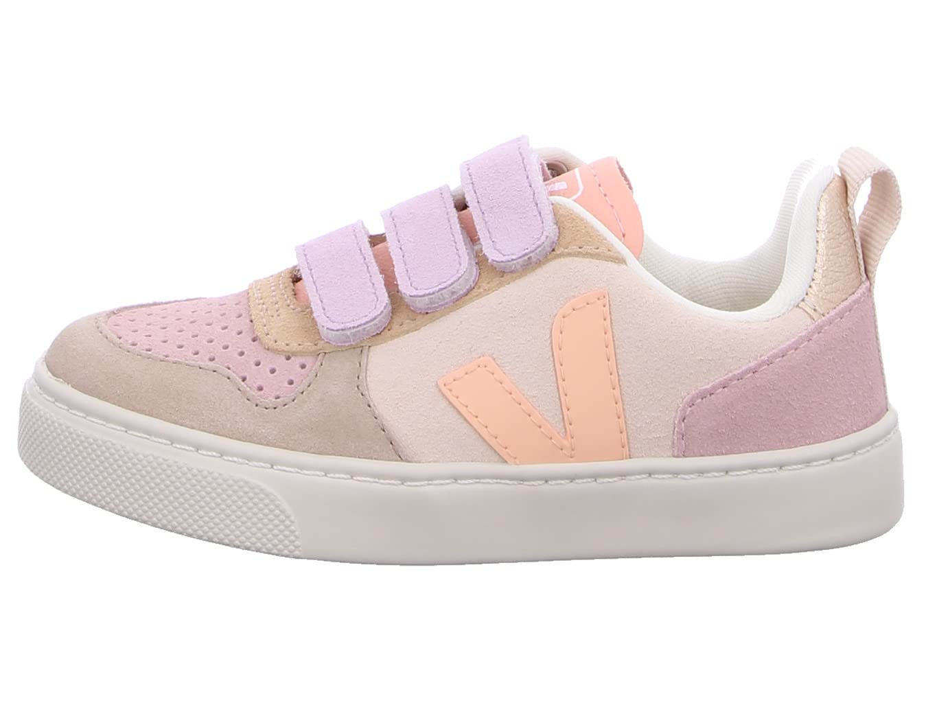 VEJA Small V-10 Suede (Little Kid/Big Kid) Multicolor/Sable Unisex EU 28 (US 11 Little Kid) M
