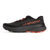 La Sportiva Men's Prodigio Lightweight Performance Trail Running Shoes, Carbon/Cherry Tomato, 10.5 US | 43.5 EU