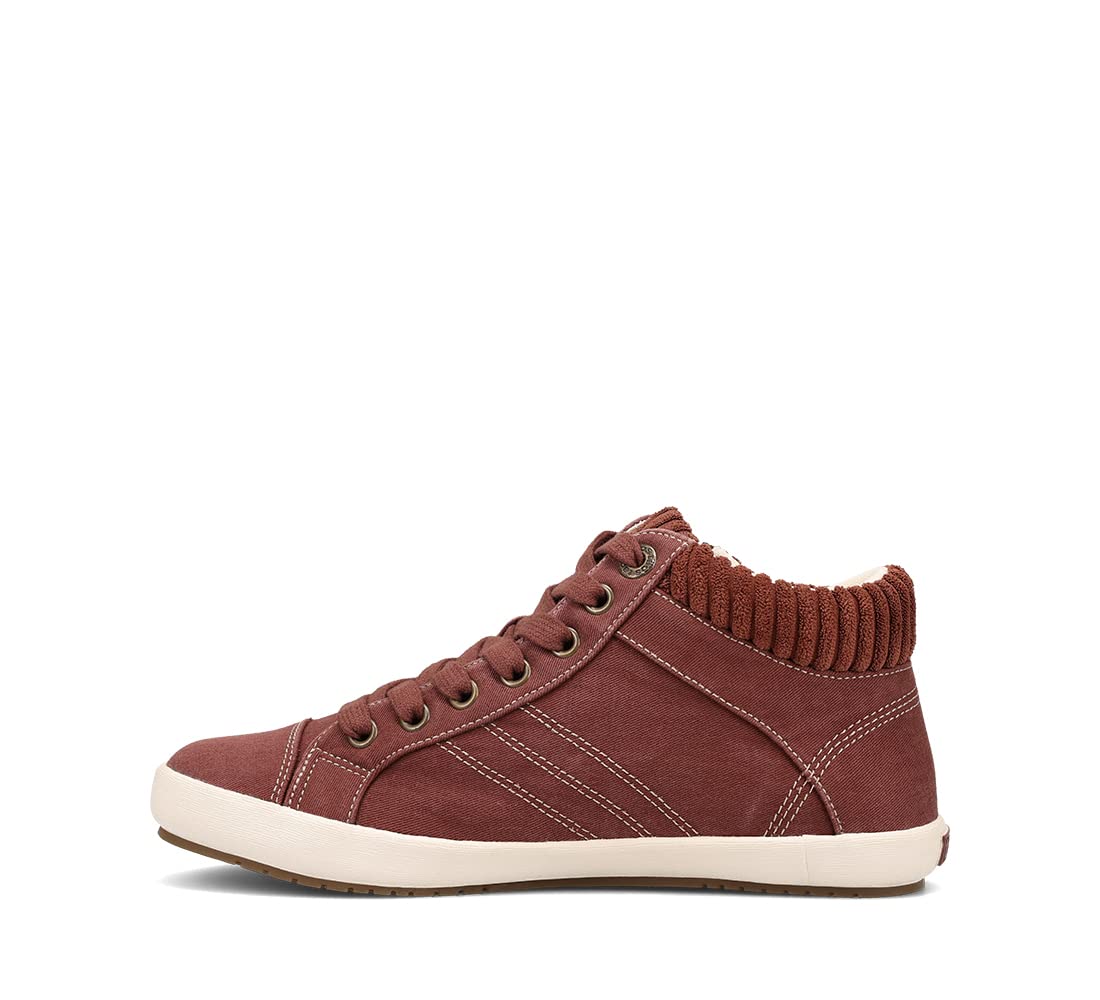 Taos Footwear Women's Startup Cappuccino Distressed Sneaker 10 M