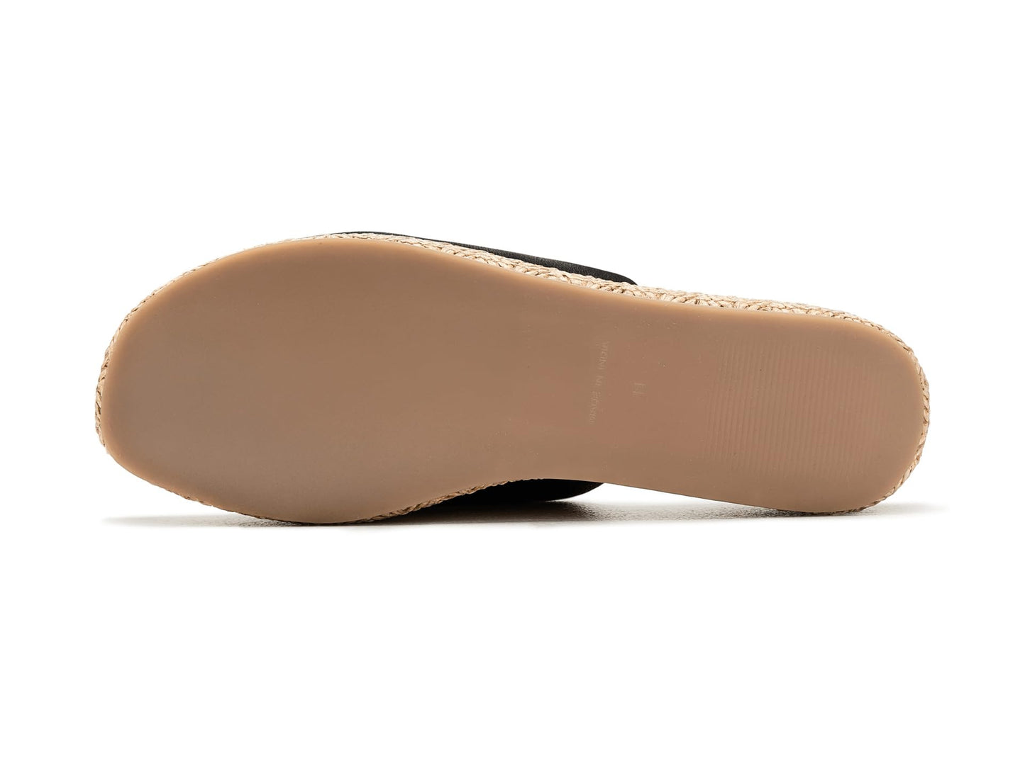 Free People Womens Harbor Raffia Flatform Tan 8 Medium