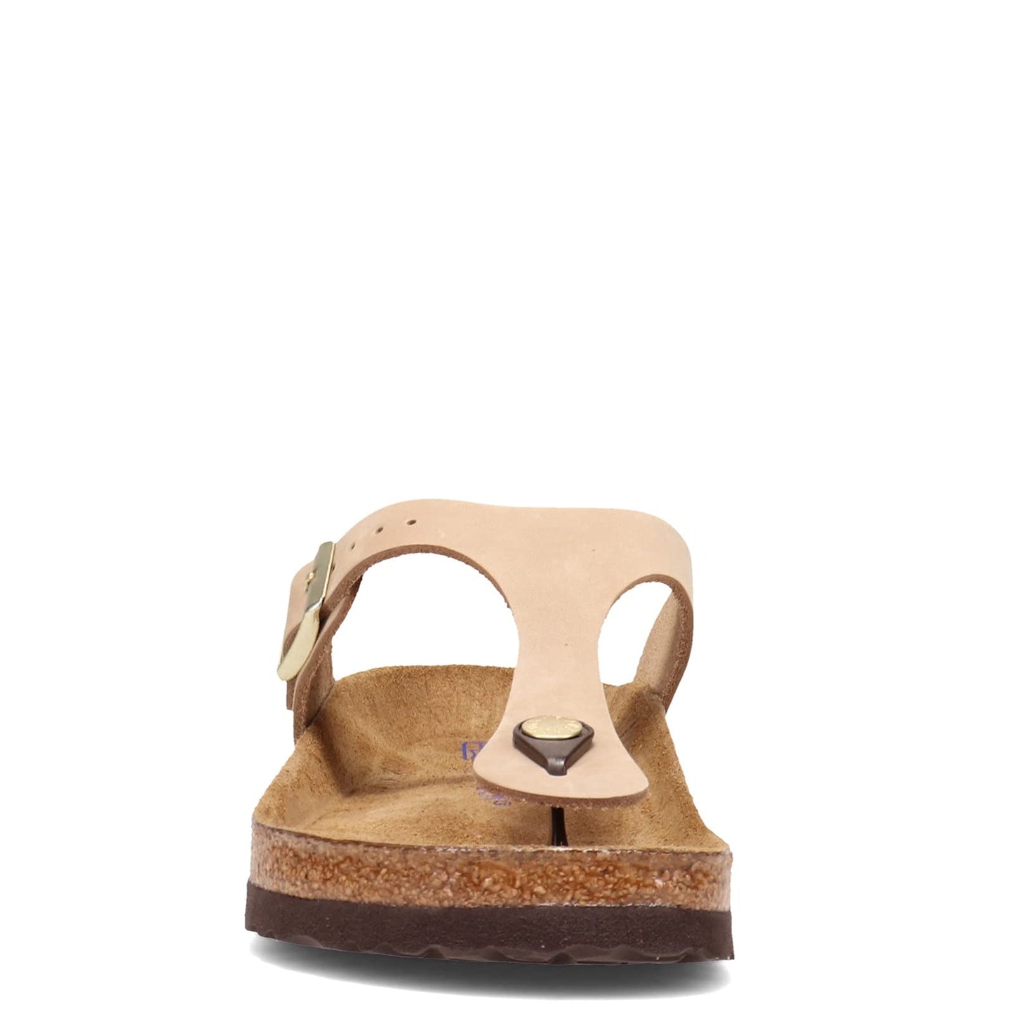 Birkenstock Women's Gizeh SFB Nubuck Sandcastle 40 R