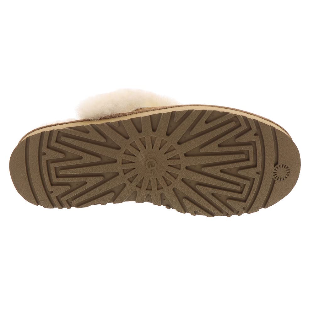UGG Unisex-Child Funkette Slipper, Chestnut, 7