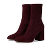 Stuart Weitzman Flareblock 85 Stretch Bootie Cabernet 9 B
